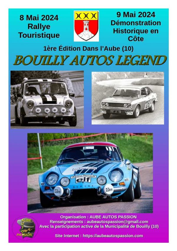 Bouilly Autos Legend 8-9 mai 2024