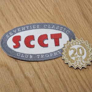 Ecusson brodé thermocollant 20 ans série limitée